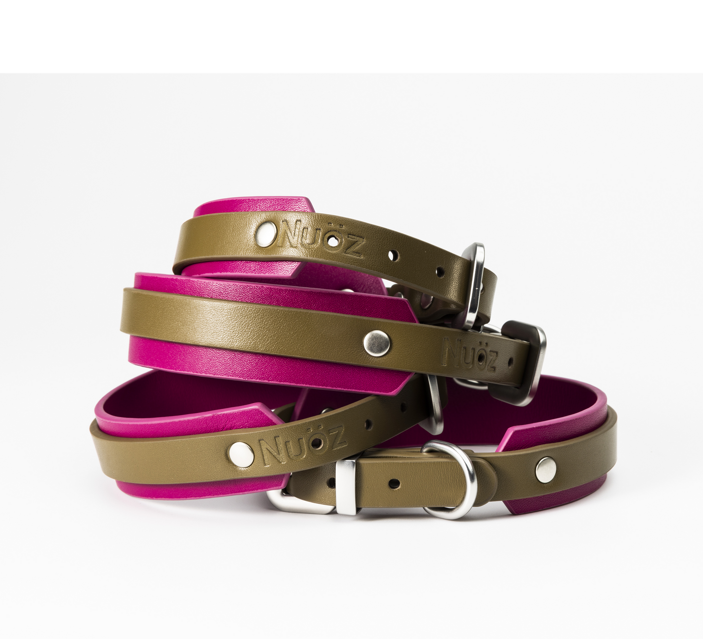 N series pet leather collar