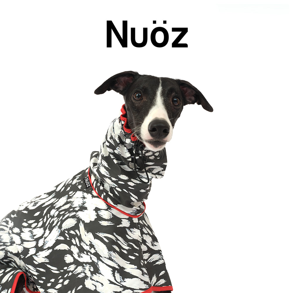 U series - Pet PU leather raincoat