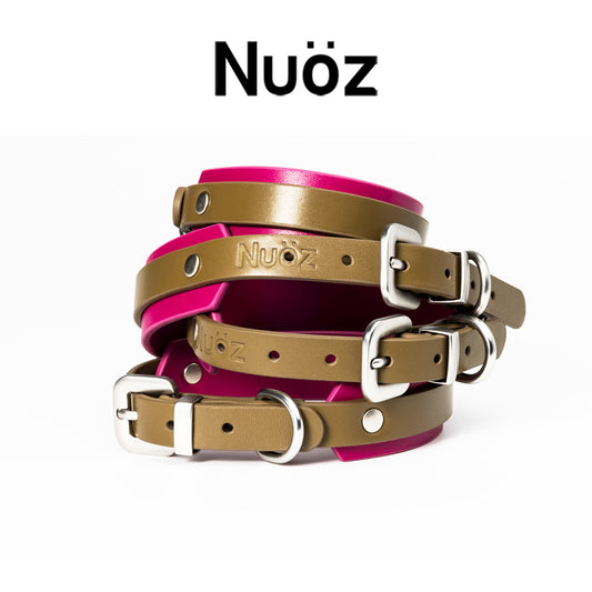 N series pet leather collar